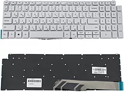 Клавиатура для ноутбука Dell Inspiron 5584 без рамки Silver
