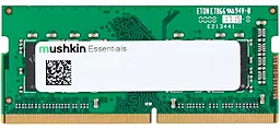 Оперативная память для ноутбука Mushkin 32 GB SO-DIMM DDR4 3200 MHz Essentials (MES4S320NF32G)