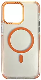 Чехол 1TOUCH TRX with MagSafe для Apple iPhone 15 Clear-Orange