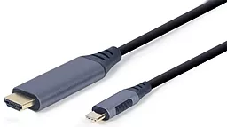 Видеокабель Cablexpert USB Type-C - HDMI v2.0 4k 60hz 1.8m black (CC-USB3C-HDMI-01-6)