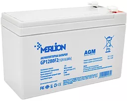 Акумуляторна батарея Merlion 12V 8 Ah AGM White (GP1280F2)