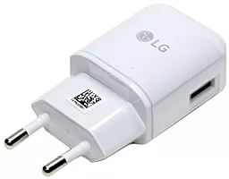 Сетевое зарядное устройство с быстрой зарядкой LG QC 2.0 Charger + micro USB White (MC8-H05ED) - миниатюра 4