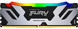 Оперативная память Kingston Fury 32 GB (2x16GB) DDR5 6800 MHz Renegade Silver/Black RGB (KF568C36RSAK2-32) - миниатюра 2