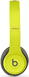 Наушники Beats Solo2 Wireless Headphones Active Collection Shock Yellow - миниатюра 3