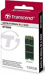 SSD Накопитель Transcend M.2 128GB (TS128GMTS600) - миниатюра 2