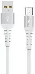 Кабель USB SkyDolphin S05V Frost Line micro USB Cable White (USB-000552)