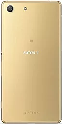 Задняя крышка корпуса Sony Xperia M5 E5603 / Xperia M5 Dual E5633 со стеклом камеры Original Gold