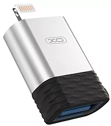 OTG-переходник XO NB186 Lightning -> USB-A Silver