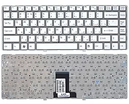 Клавиатура для ноутбука Sony Vaio VPC-EA без рамки белая