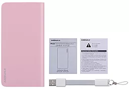 Повербанк Momax iPower Minimal External Battery IP53P 7000mAh Pink - миниатюра 8