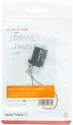 OTG-переходник CABLETIME M-F USB Type-C -> USB-A 3.0 Black (CA913688) - миниатюра 3