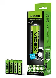 Батарейки Videx LR6 / AA SHRINK CARD 4шт 1.5 V