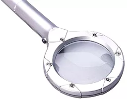 Лупа ручная Magnifier MG 8B-1 65мм/4х с подсветкой - миниатюра 2