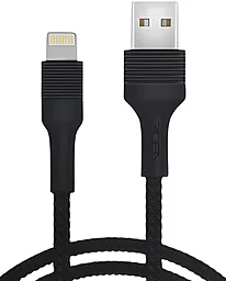 Кабель USB Ridea RC-M132 Fila 12W 2.4A Lightning Cable Black