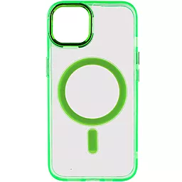 Чехол Epik Iris with MagSafe для Apple iPhone 14 Light Green