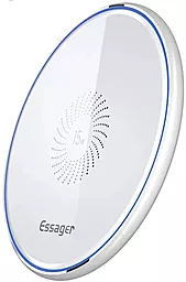 Бездротовий (індукційний) зарядний пристрій Essager 15W Mirrow Desktop Qi Magnetic Wireless Phone Charger White (EWXZMX-JMB02)