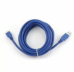 Кабель USB Cablexpert 3m micro USB 3.0 Cable Blue (CCP-mUSB3-AMBM-10) - миниатюра 3