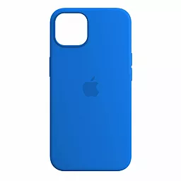 Чехол Silicone Case Full для Apple iPhone 15 Pro Max Capri Blue