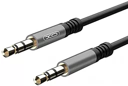 Аудио кабель XO NB121 AUX mini Jack 3.5mm M/M Cable 1 м black - миниатюра 2