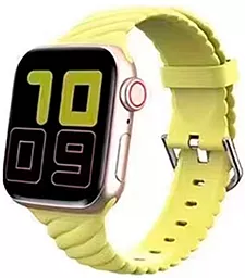 Змінний ремінець для розумного годинника Monochrome Twist для Apple Watch 38 mm, 40 mm, 41 mm Yellow