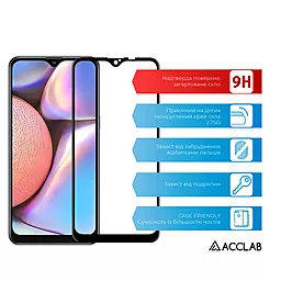 Защитное стекло ACCLAB Full Glue Samsung A107 Galaxy A10s  Black (1283126508516) - миниатюра 2