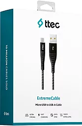 Кабель USB Ttec 2DKX03MS 10W 2A 1.5M micro USB Cable Black - миниатюра 6