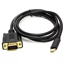 Видеокабель PowerPlant USB Type-C 3.1 (M) - VGA (M) 1m (CA912117)