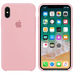 Чохол Silicone Case для Apple iPhone X, iPhone XS Pink