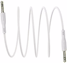 Аудио кабель Borofone BL1 AUX mini Jack 3.5mm M/M Cable 1 м white - миниатюра 3