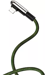 Кабель USB Baseus Exciting Mobile Game Lightning L-Shape Cable Dark Green (CALCJ-A06) - миниатюра 2