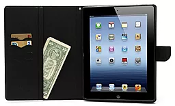 Чехол для планшета Mercury Fancy Diary Series Apple iPad 2, iPad 3, iPad 4 Black - миниатюра 5
