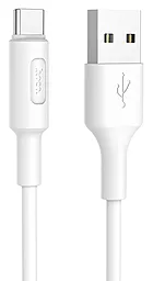 Кабель USB Hoco X25 Soarer Charging USB Type-C Cable White