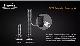 Удлинитель с батарейным отсеком для фонарей Fenix ТК61, ТК75 и ТК76 (AER-TK75) - миниатюра 6