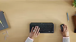 Комплект (клавіатура+мишка) Logitech MX Keys Mini Combo for Business Graphite (920-011061) - мініатюра 6
