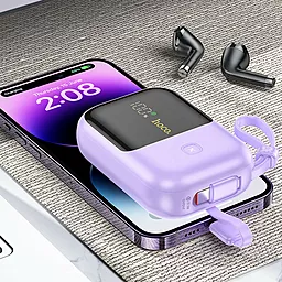Повербанк Hoco Q20 10000mAh 22.5W PD/QC Purple - миниатюра 3