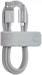Кабель USB Momax Elite Link Type-C Silver (DTA1S) - миниатюра 6