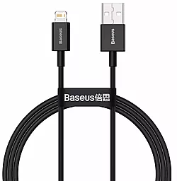 Кабель USB Baseus Superior Series Fast Charging 2.4A Lightning Cable Black (CALYS-A01)