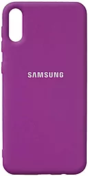 Чехол Epik Silicone Cover Full Protective (AA) Samsung A022 Galaxy A02 Grape