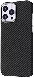 Чохол Wave Premium Carbon Slim with MagSafe для Apple iPhone 13 Pro Max Black