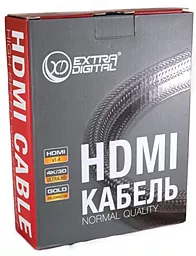 Видеокабель ExtraDigital HDMI - HDMI v2.0 28AVG 5м. Black/Red (KBH1749) - миниатюра 5