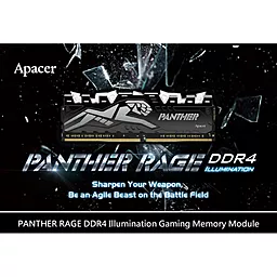 Оперативна пам'ять Apacer DDR4 16GB 2800 MHz Panther Rage Series (EK.16G2W.GFJ) - мініатюра 2
