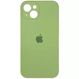 Чехол Silicone Case Full Camera для Apple iPhone 13 green