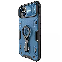 Чехол Nillkin CamShield Armor для Apple iPhone 14  Blue - миниатюра 4