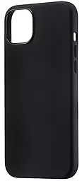 Чехол Silicone Case Full with MagSafe and SplashScreen для Apple iPhone 15 Plus Black