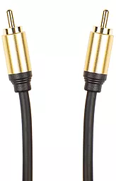 Аудио кабель PowerPlant RCA - RCA M/M Cable 1 м black
