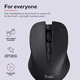 Компьютерная мышка Trust Mydo Silent Black (25084) - миниатюра 7