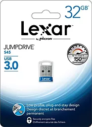 Флешка Lexar JumpDrive S45 32GB (LJDS45-32GABEU) Blue - мініатюра 4