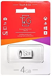 Флешка T&G 4GB 105 Metal Series Silver (TG105-4G)