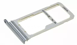 Держатель (лоток) Сим карты Samsung Galaxy S7 EDGE G935FD Duos Original Black