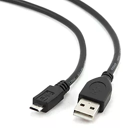 Кабель USB Cablexpert micro USB Cable Black (CCP-mUSB2-AMBM-1M) - миниатюра 2
